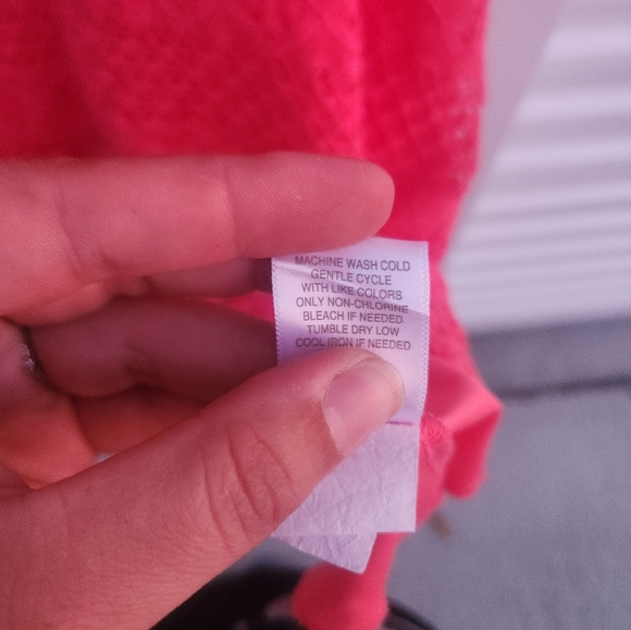 db Established 1962 Crochet Lace Overlay Lined Knit Blouse XL (4 for $20) bundle - Picture 5 of 5